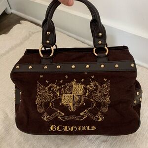 BCBGirls Vintage Y2K brown purse with gold details
